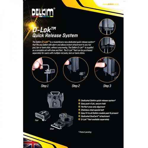DELKIM D-LOK sistema de montaje/desmontaje rápido