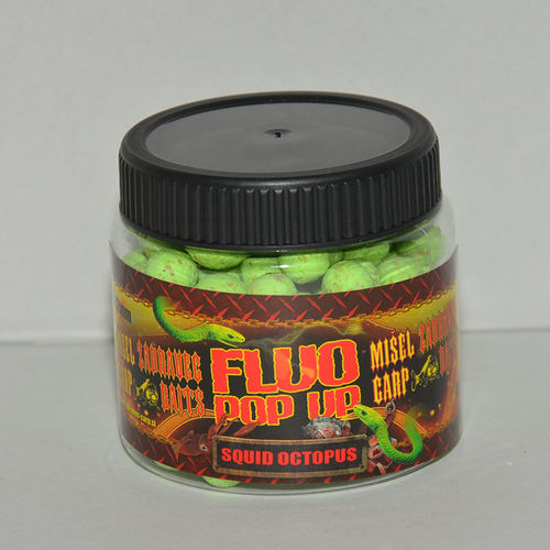 ZADRAVEC FLUO POP-UP SQUID&OCTOPUS GREEN 10MM 80GR
