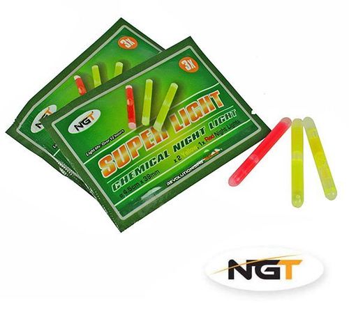 NGT SUPER LIGHT CHEMICAL NIGHT LIGHT 2YELLOW 1RED 4.5MMX39MM