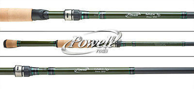 POWELL MAX 3D 713M EX-FAST 7'10'' ACTION 6-12LB (SPINNING) SHAKYHEAD,FLOATIN WORMS,SENKOS&TEXAS RIGS