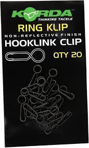 KORDA RING CLIP HOOKLINK CLIP QTY20