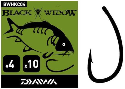 DAIWA BLACK WIDOW04 SIZE 4 QTY10