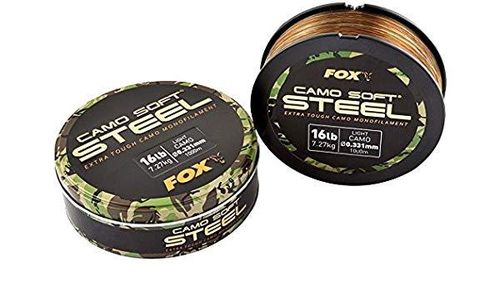 FOX SOFT STEEL EXTRA TOUCH CAMO MONOFILAMENT 1000MT 0.31MM 5.9KG